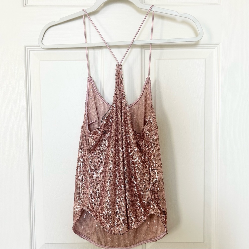 Sequined Racerback Tank - Picture 2 of 4